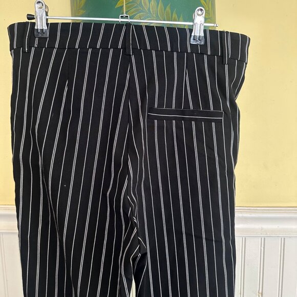 Urban Outfitters Archive Black & White Striped Flared Pants L - Picture 3 of 9